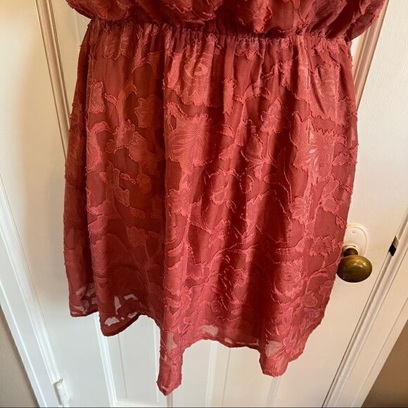 Rose color Francesca’s lace dress - Picture 5 of 15